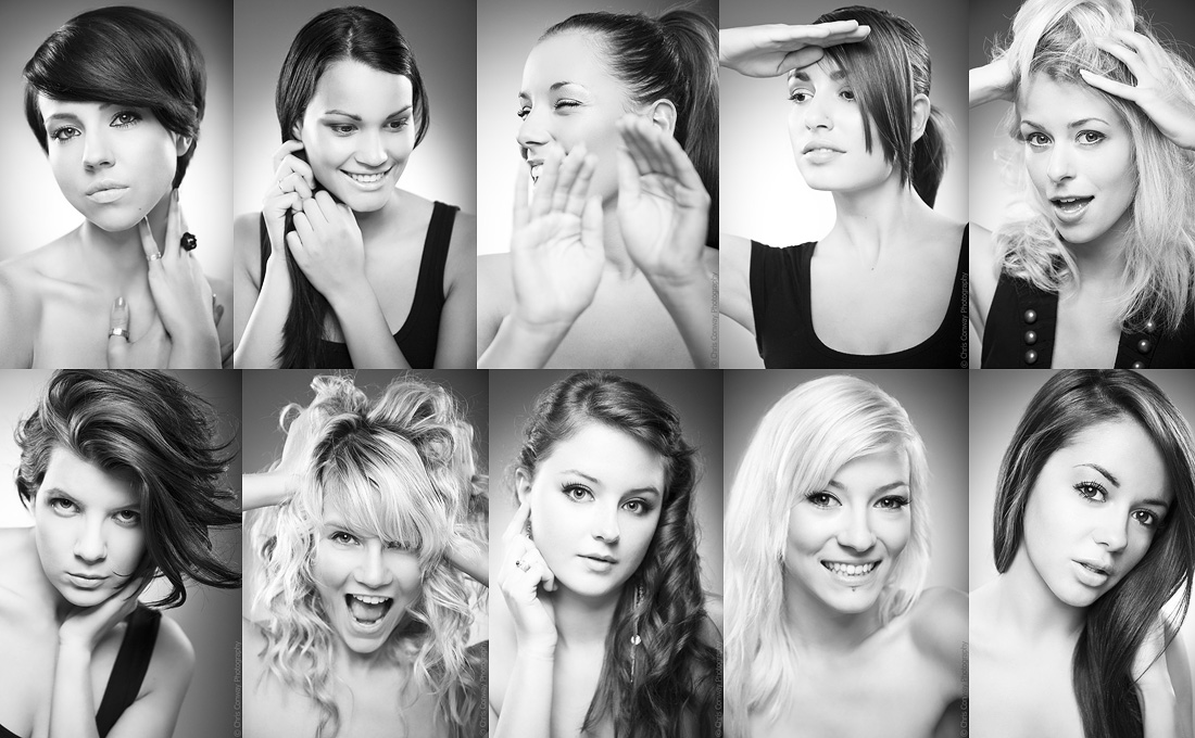Models: Kiri Taylor-Bennett, Emma Fellows, Alex Wilson, Charlotte Cossey, Debbie Grayson, Niki Marie, Mel Sevieri, Charli Mardon, Danny Tapp